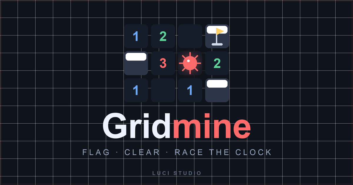 Gridmine — Daily minesweeper race